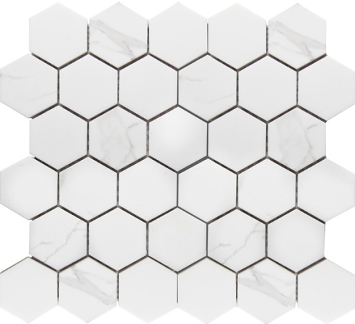 Hexagon Small Carrara Matt 27.8X26.5