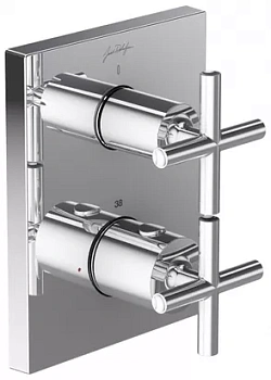 Смеситель Jacob Delafon E98728-CPE75388-CP термостатический для душа, встраиваемый, внешняя часть