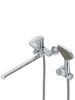 Смеситель AM.PM для ванны/душа F90A95000 настенный, излив 320 мм, душевой набор, хром