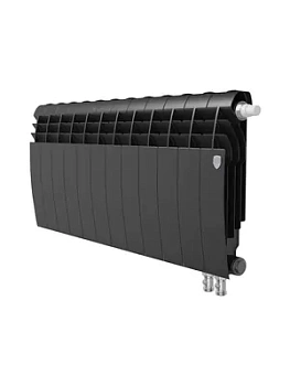 Радиатор биметаллический 12 секций ROYAL THERMO 350 Noir Sable VR80, 1440Вт, НС-1506293