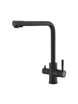 Смеситель для кухни ESKO B однозахватный, с каналом для подкл. питьевой воды, черный матовый