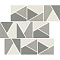 Impronta italgraniti Nuances NU00MTGF1 Mosaico Triangoli Mix Freddo 1 Strideup 30x30