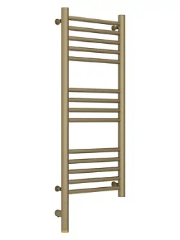 СУНЕРЖА прямая Полотенцесушитель 800х300 матовое золото, МЭМ левый, 032-5804-8030