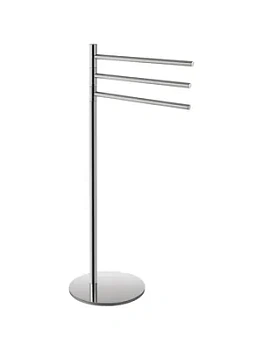 Полотенцедержатель Bemeta 104836032 напольный, тройной, поворотный, цвет: хром