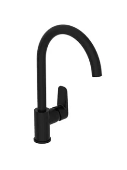Смеситель для кухни VitrA , однозахватный, излив С-типа, черный матовый A4341936EXP