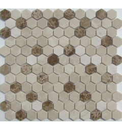 Hexagon Cream 29.5x28 см