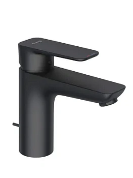 Смеситель KLUDI для умывальника, излив 100мм, донный клапан, черный матовый 402903975