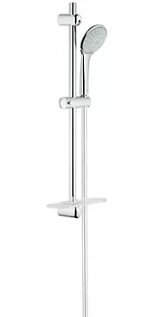 Душевой набор Grohe 110 Duo 27230001 (Штанга, шланг, лейка, полочка)