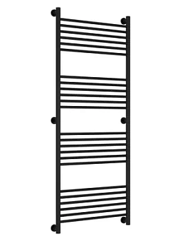 СУНЕРЖА Полотенцесушитель 1500х600 (24 ступ.) черный матовый, унив. под. 3/4"