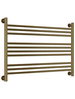 СУНЕРЖА Полотенцесушитель 600х900 (10 ступ.) нерж.сталь, диаг./нижнее подкл., 3/4", бронза