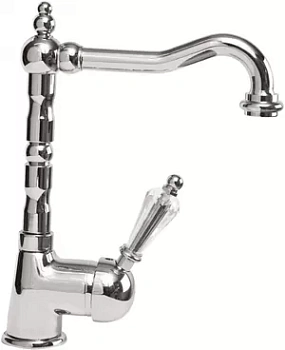 Смеситель CEZARES -LSM2-01-Sw для умывальника, донный клапан, хром/ручка Swarovski