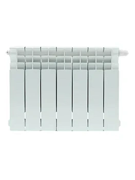 Радиатор STOUT Ventil 350 7 секций, биметалл, нижнее правое подключение,белый SRB-3320-035007