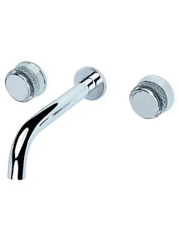 Смеситель Boheme 152-2-CR-A для раковины, встраиваемый, двухзахватный, хром