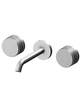 Смеситель GATTONI для раковины, ручки San Giulio, встраиваемый, с донным клапаном, хром 160/23C